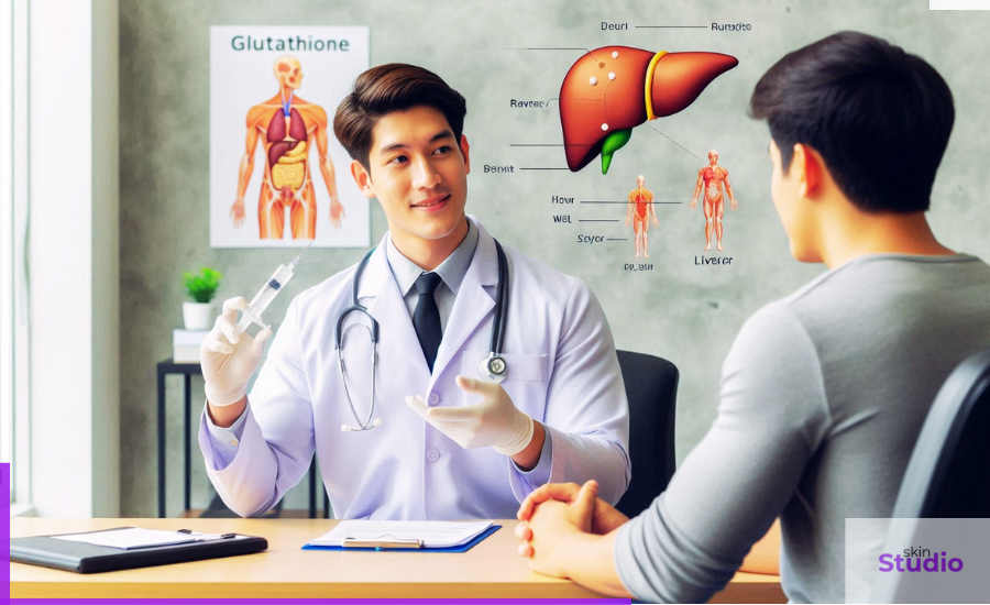 The safety of glutathione injections for the liver is an important consideration. - Inner Image - Skin Studio Pakistan