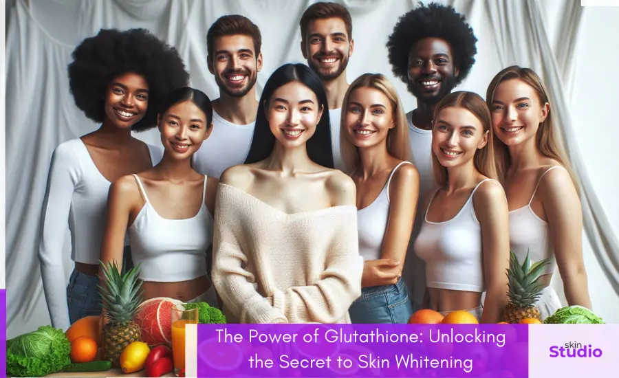 The Power of Glutathione Unlocking the Secret to Skin Whitening in Pakistan - Blog - Featured Image - Skin Studio Pakistan