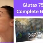 A beautiful women and glutax 75g injection showing results and gudence