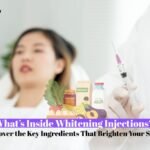 Doctor holding a syringe near a patient, representing key ingredients used in whitening injections for brighter skin at Skin Studio.
