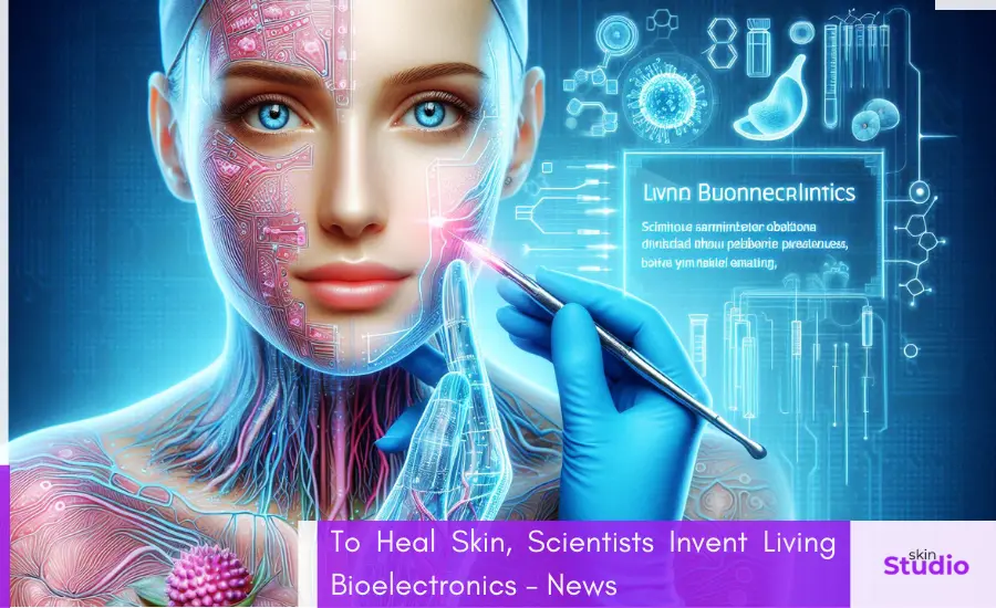 To Heal Skin, Scientists Invent Living Bioelectronics - Featured Image - News Skin Studio Pakistan